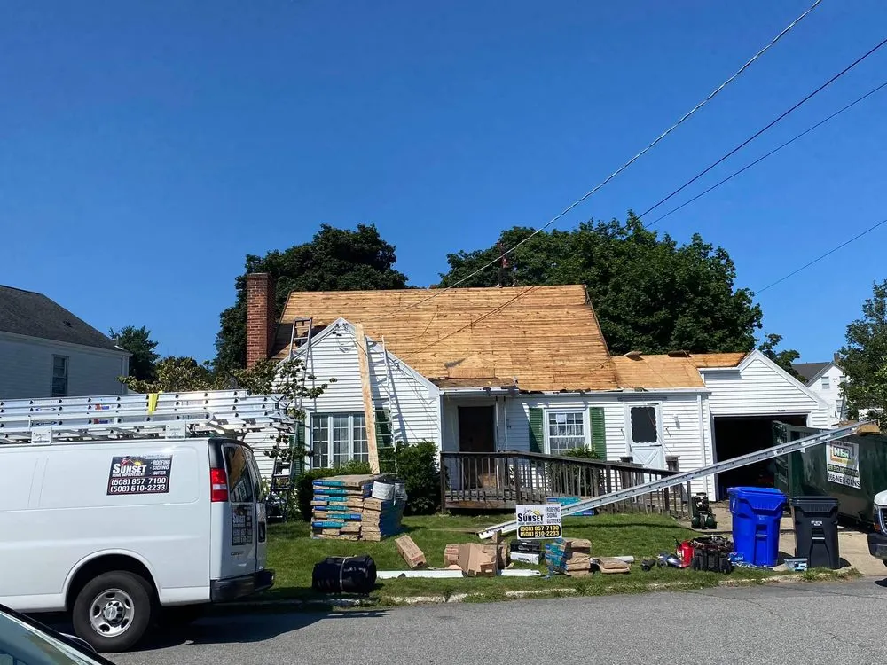 Expert roof replacement for fast service in South Easton, MA by Sunset Home Improvement