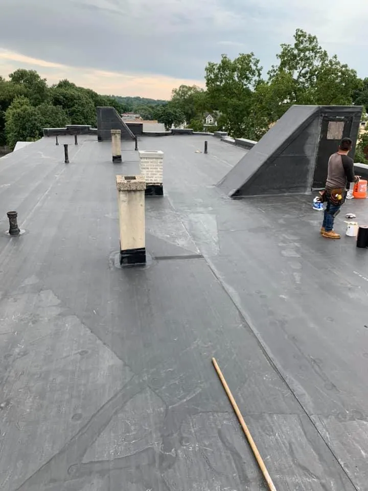 Local roof installation for residential properties in South Easton, MA by Sunset Home Improvement