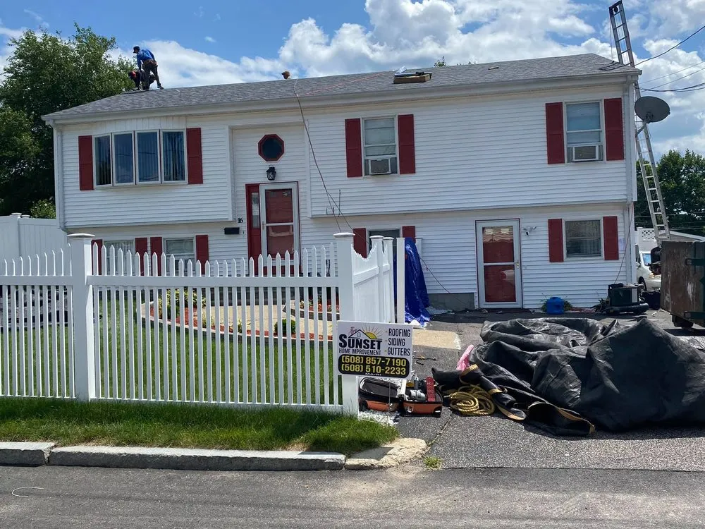 Emergency roof leak repair in South Easton, MA by Sunset Home Improvement