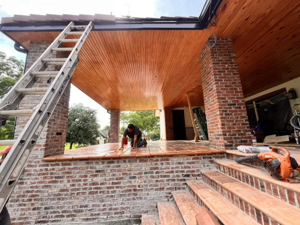 Expert roof leak repair after storm damage in Huffman, TX by Sunset Roofing and Construction