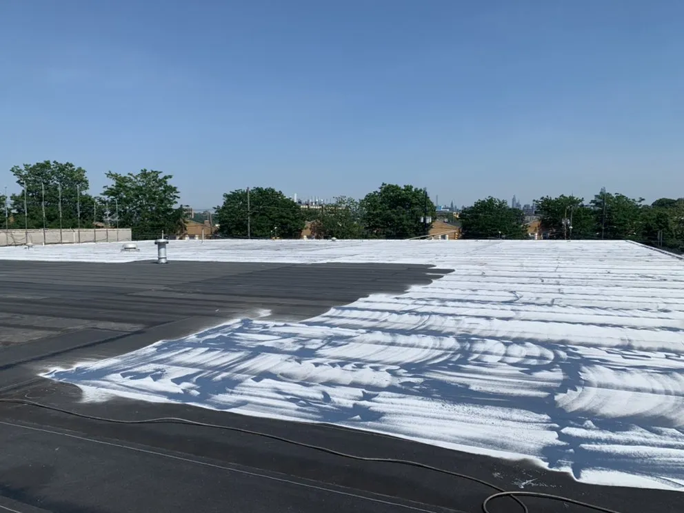 Professional roof repair in New York City, NY by Sunshine Restoration