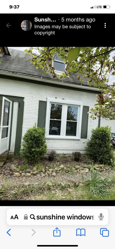 Slide of Sunshine windows