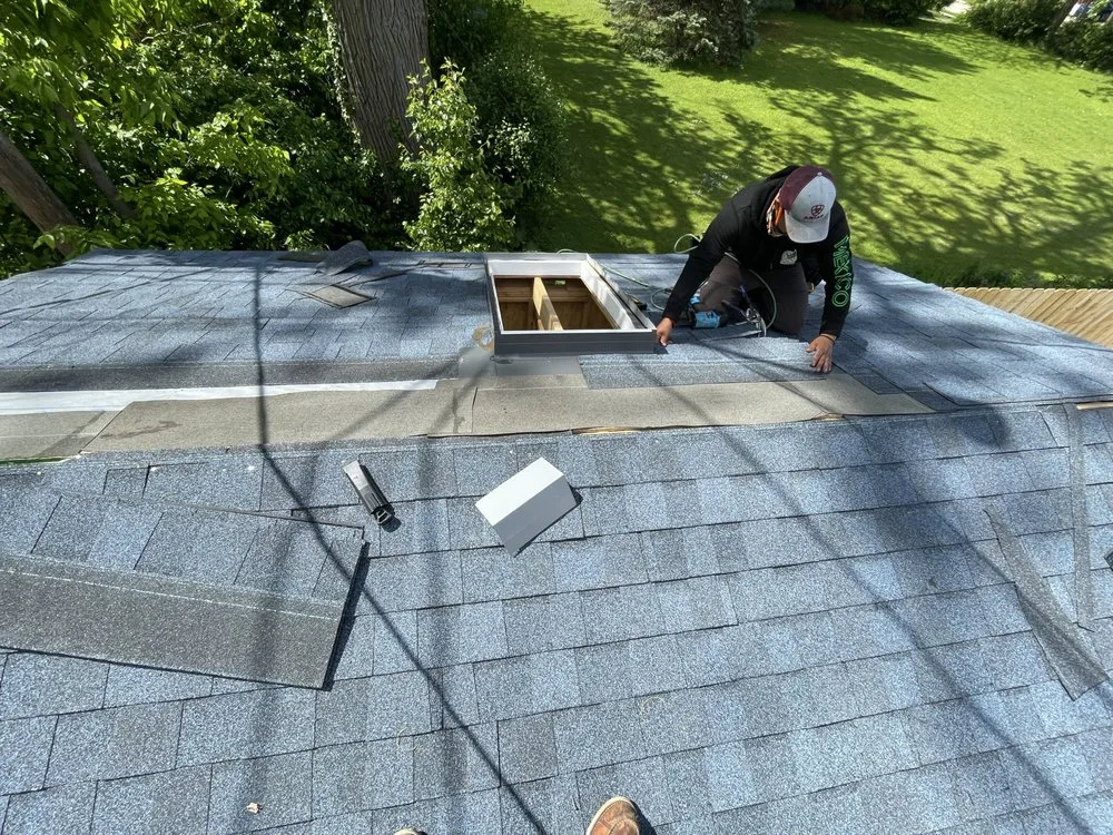 Slide of Super Mario's Roofing