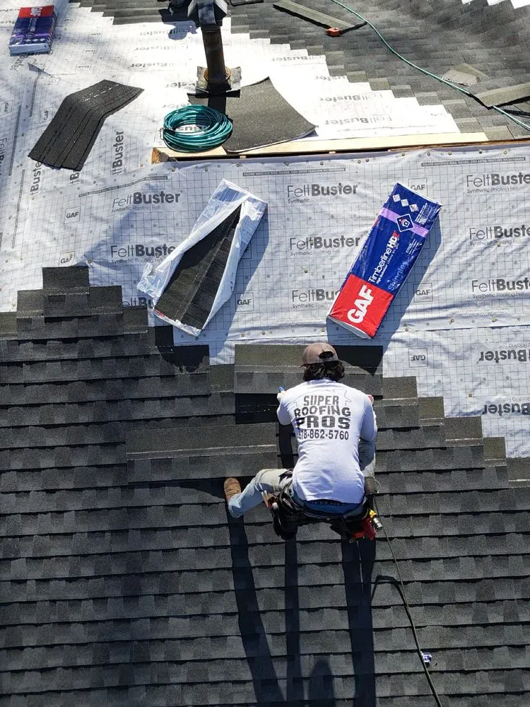 Slide of Super Roofing Pros