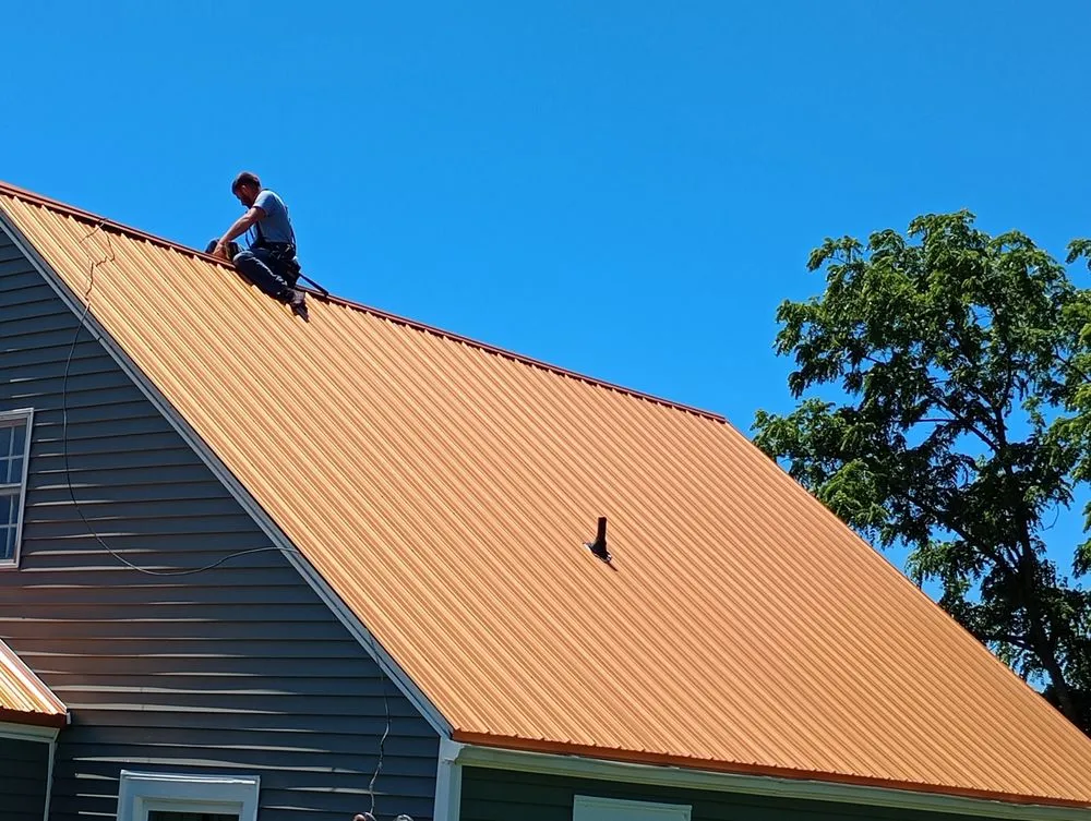 Licensed metal roofing installation with free inspection in Jamesport, MO by Superior Construction and Remodeling