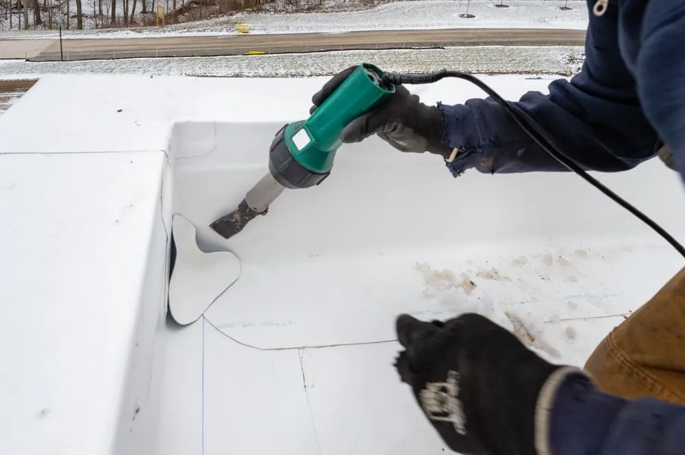 Professional flat roof repair in Howard, OH by Superior Roof Systems