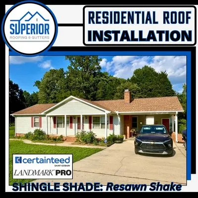 Superior Roofing & Gutters Logo