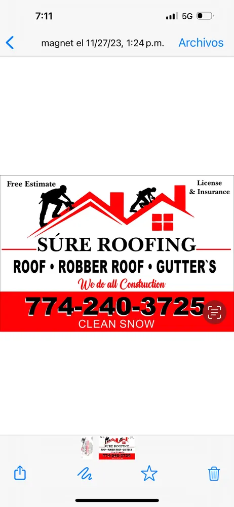 Trusted roof inspection in South Easton, MA by Sure Roofing