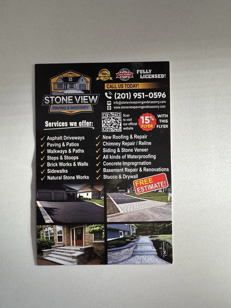 Slide of SV Paving and Masonry