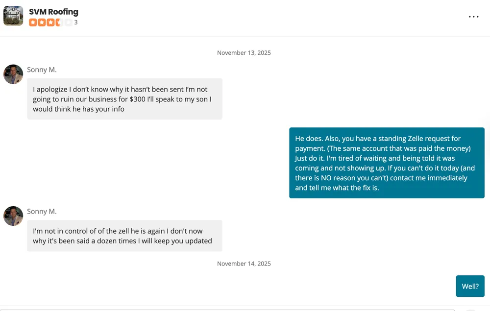 Slide of SVM Roofing