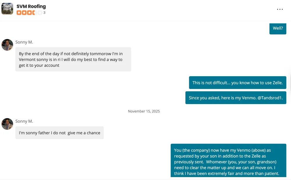 Slide of SVM Roofing