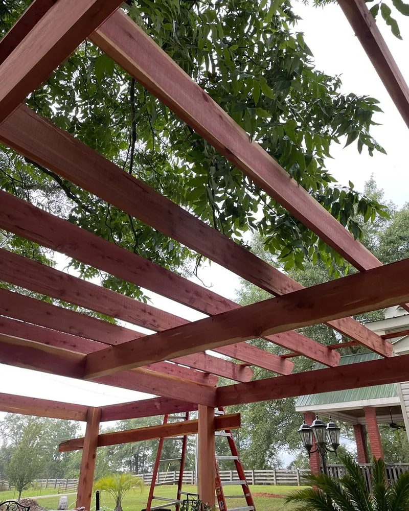 Emergency storm damage roof repair in Mathews, AL by Sweat Construction