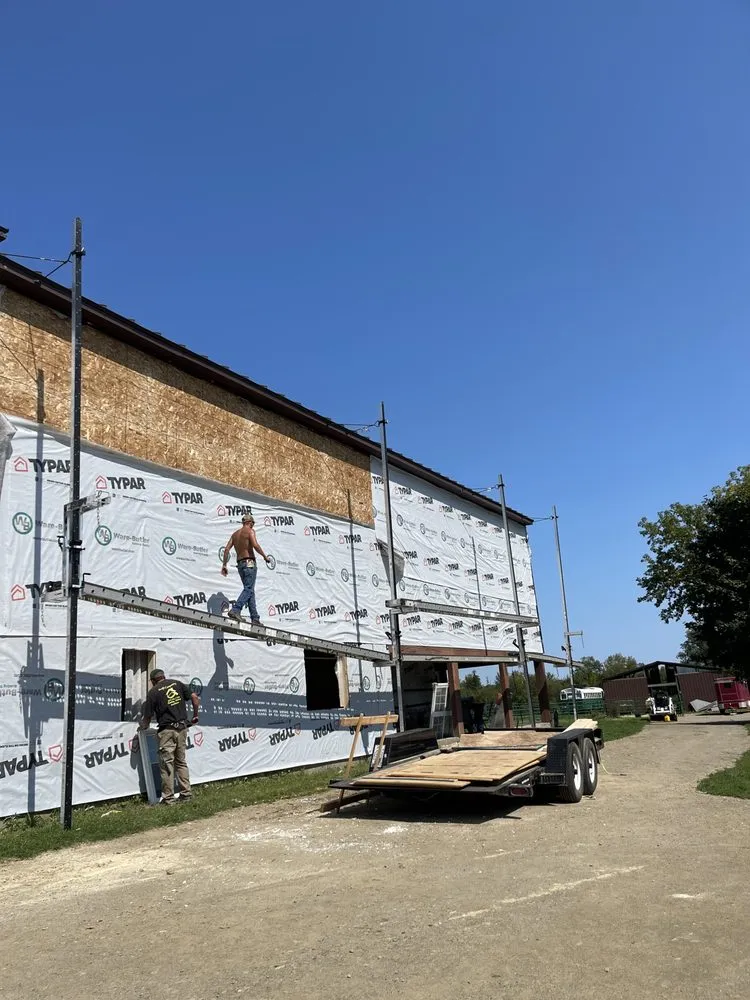 Slide of Swift Carpentry & Harvey's Management