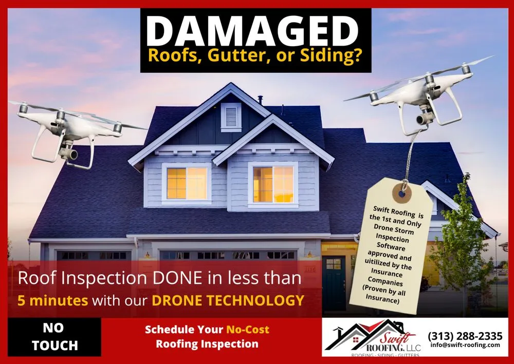 Slide of Swift Roofing