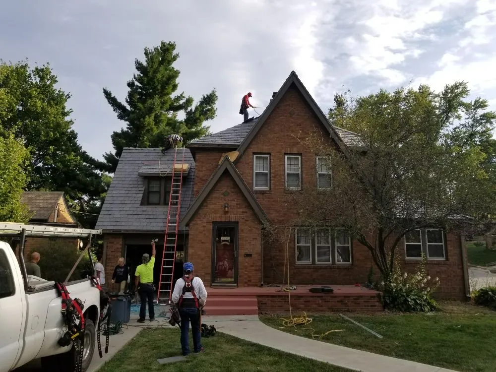 Slide of Synergy Roofing Group