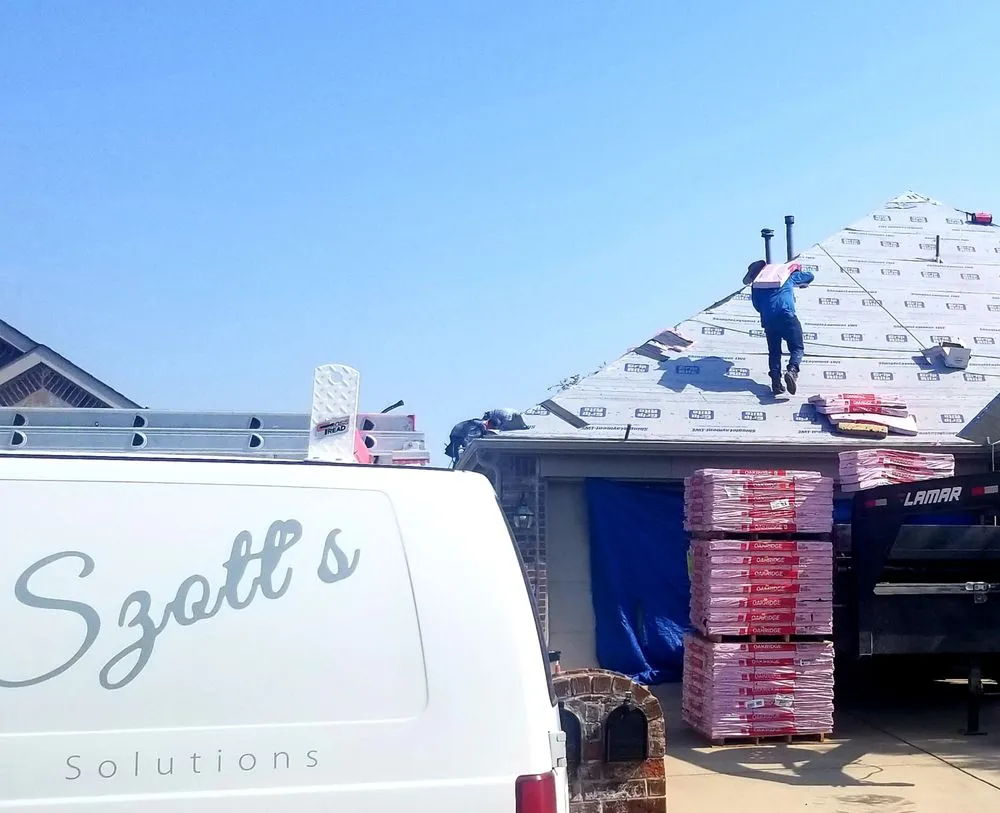 Slide of Szott's Roofing