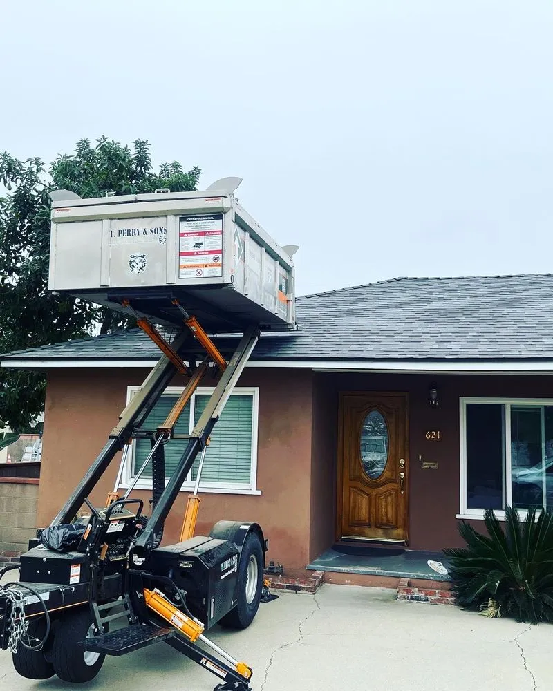 Slide of T Perry and Sons Construction