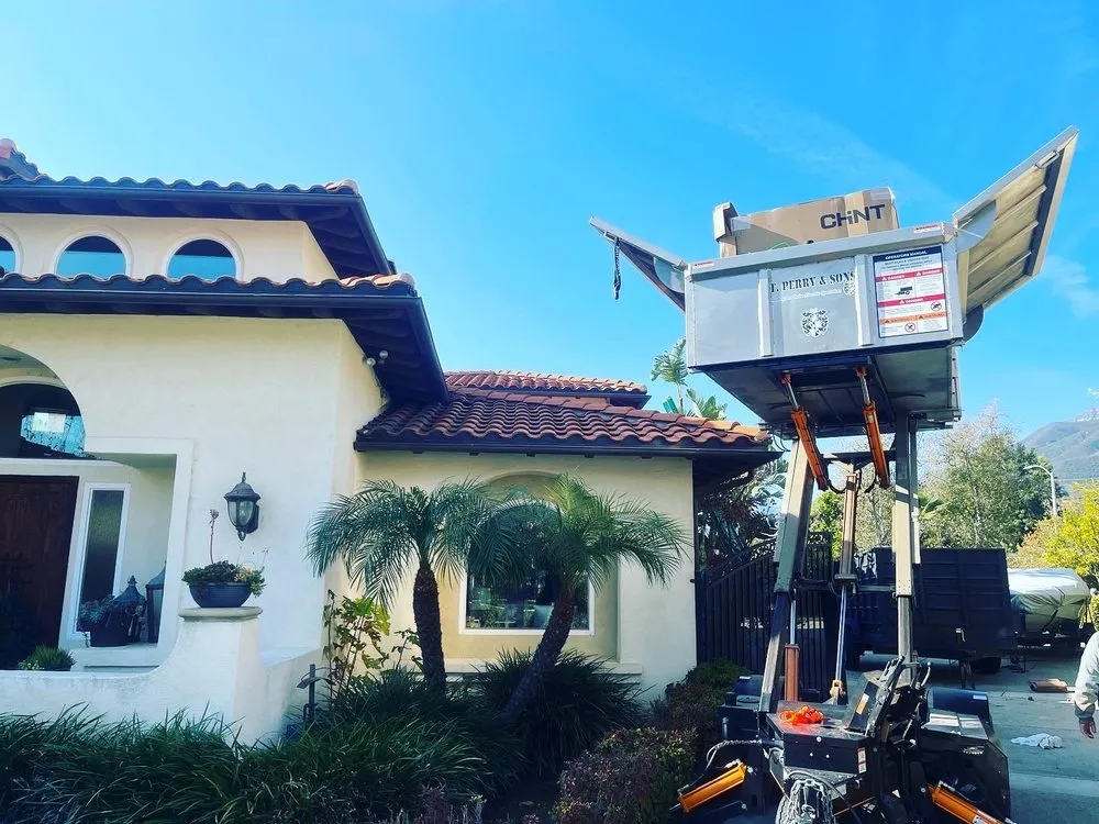 Slide of T Perry and Sons Construction