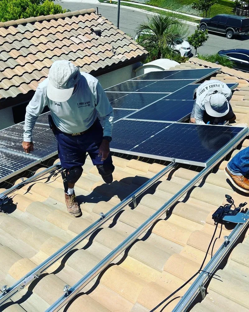 Slide of T Perry and Sons Construction