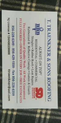 T. Traenkner & Sons Roofing