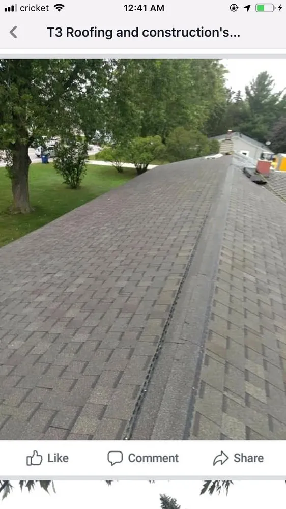 Slide of T3 Roofing/Construction