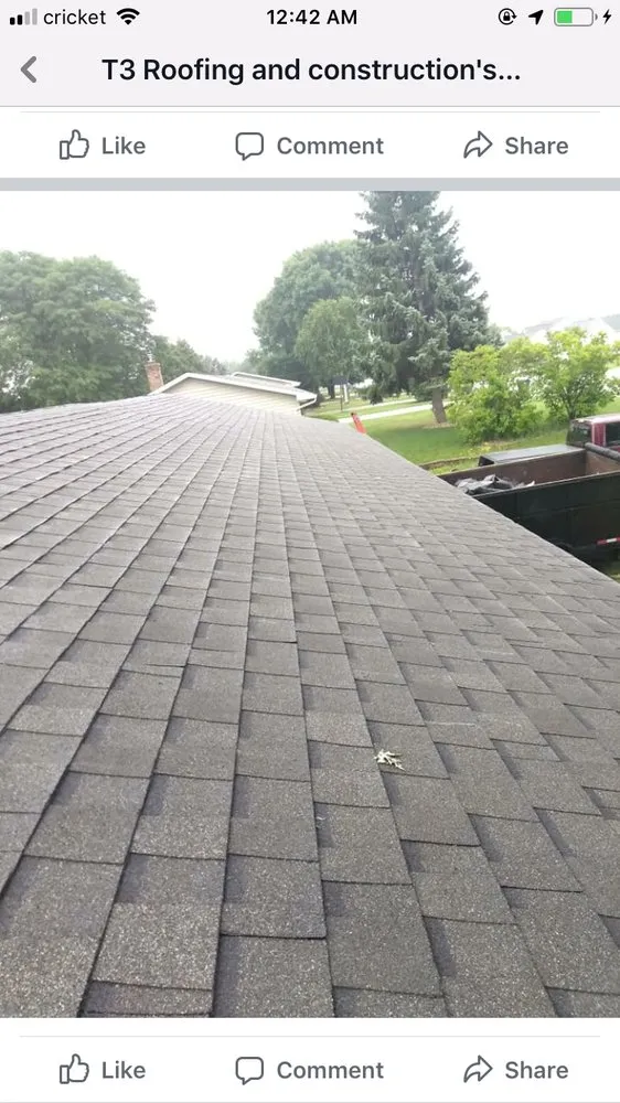 Slide of T3 Roofing/Construction