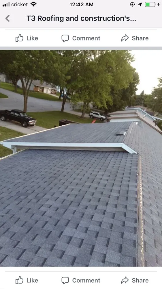 Slide of T3 Roofing/Construction