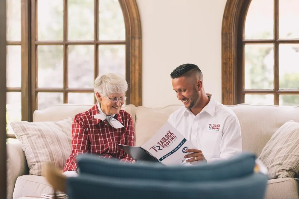Slide of Tadlock Roofing