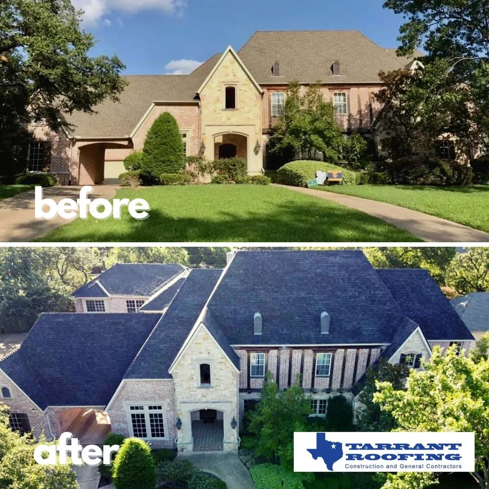 Slide of Tarrant Roofing