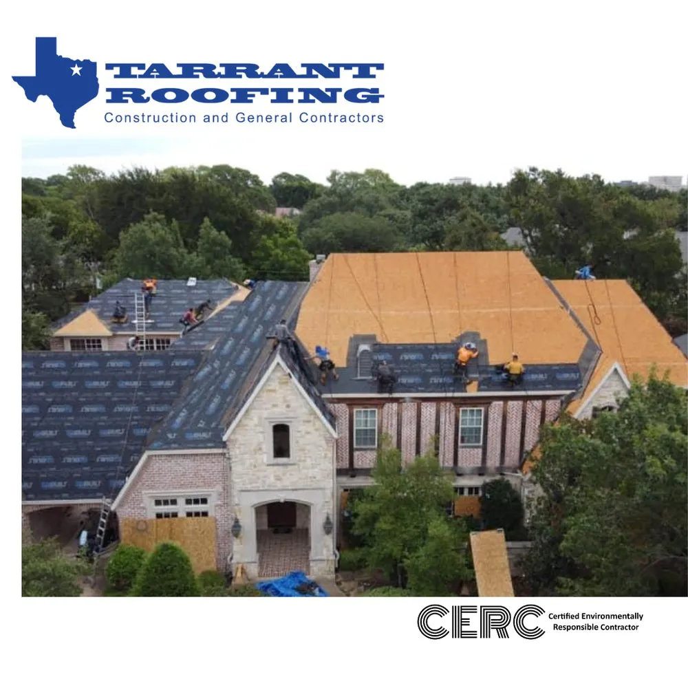 Slide of Tarrant Roofing