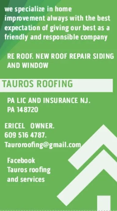Slide of Tauros Roofing Services