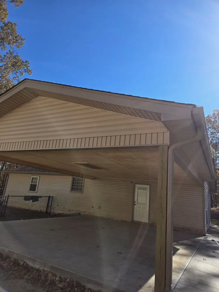 Licensed storm damage roof repair for residential properties in Hensley, AR by Taylor Construction