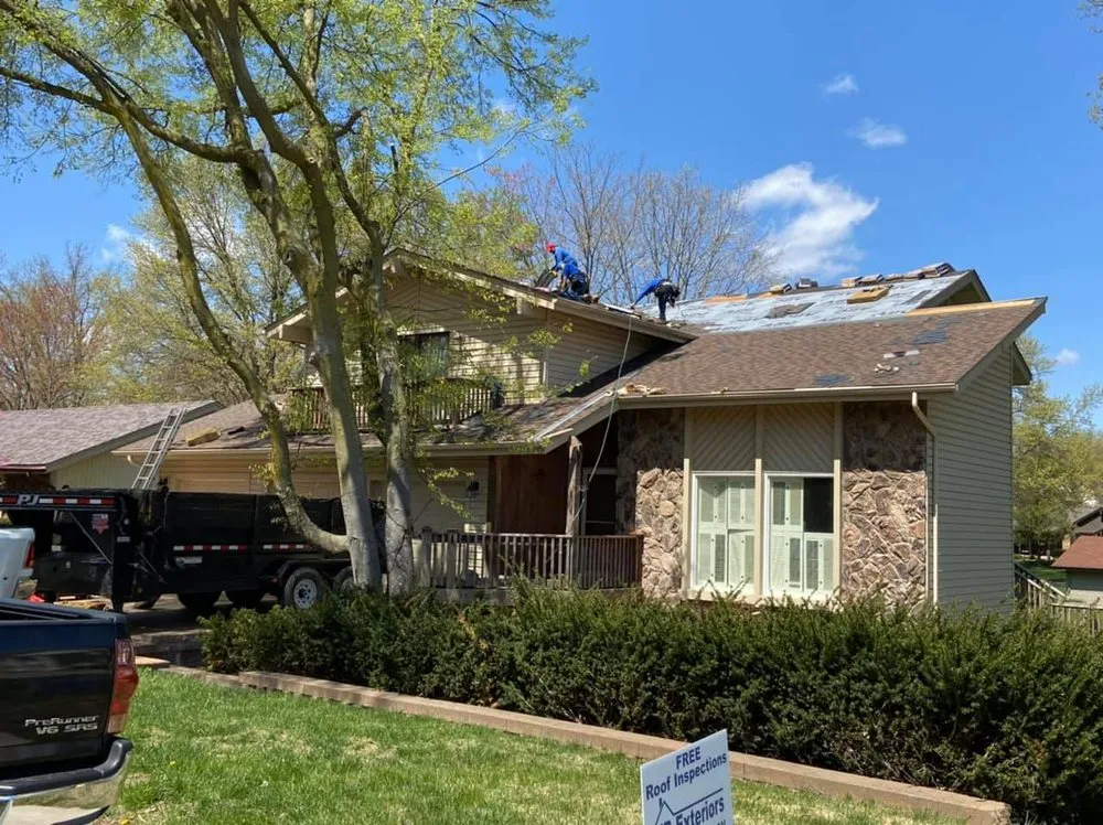 Emergency roof installation in St. Peters, MO by TB Exteriors
