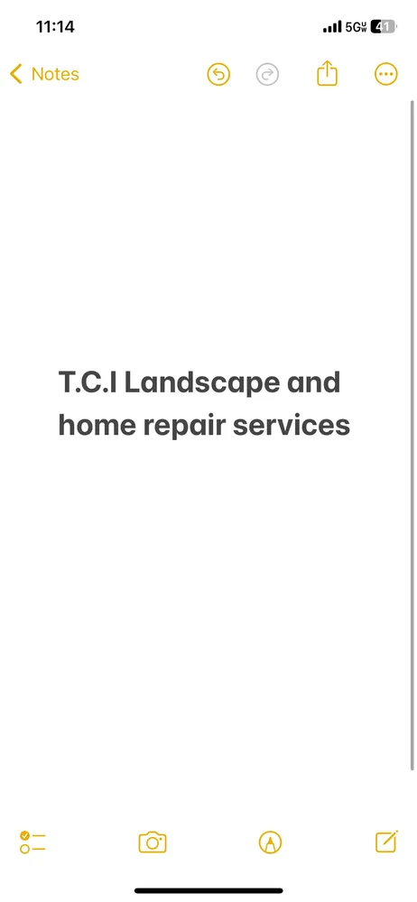 Slide of TCI Landscape And Home Repair Services