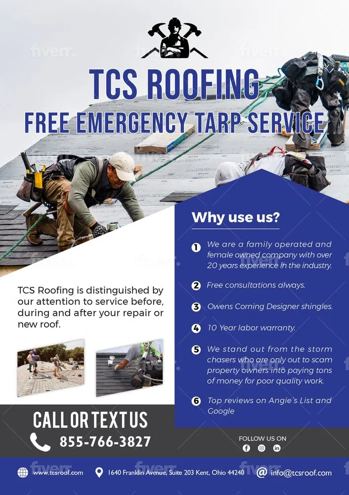 Slide of TCS Roofing