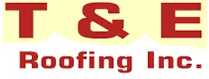 T&E Roofing Logo