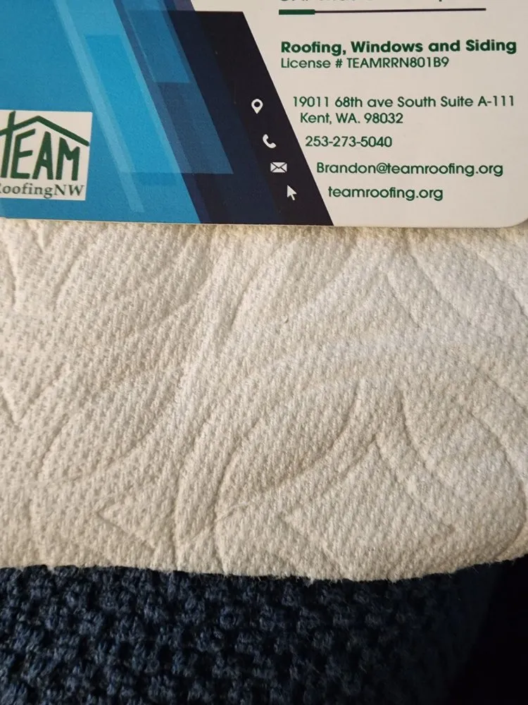 Slide of Team Roofing Northwest