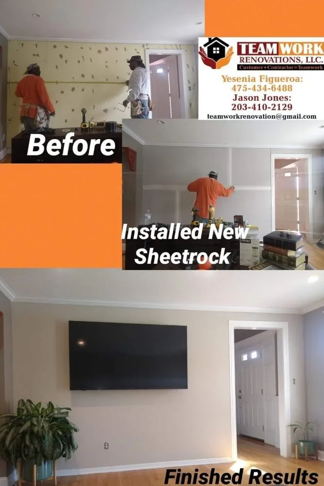 Slide of Team Work Renovations