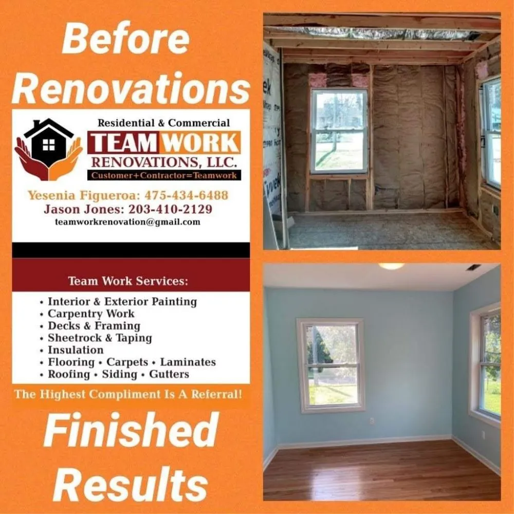 Slide of Team Work Renovations