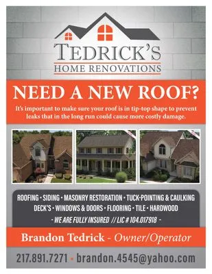 Tedrick's Home Renovations Logo