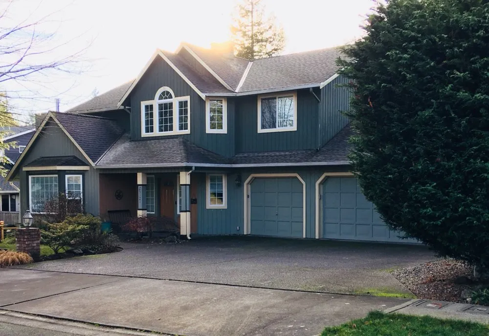 Slide of Tedrick's Roofing