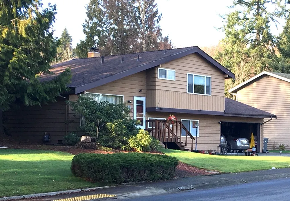 Slide of Tedrick's Roofing