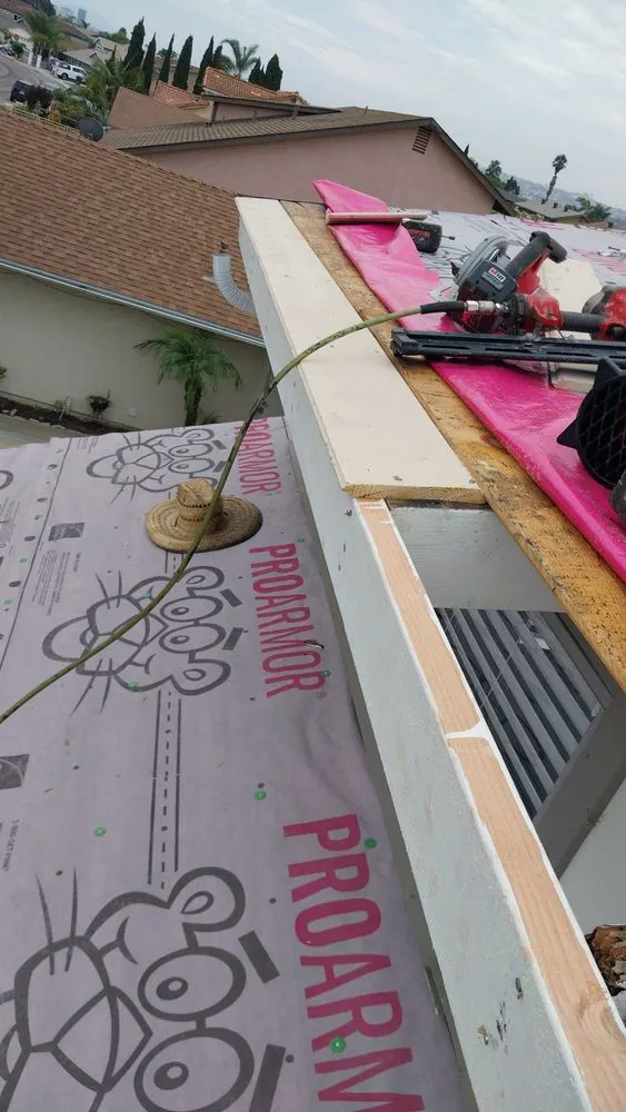 Slide of Tello's Roofing