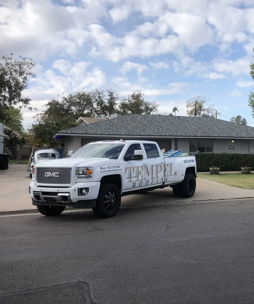 Slide of Tempel Roofing