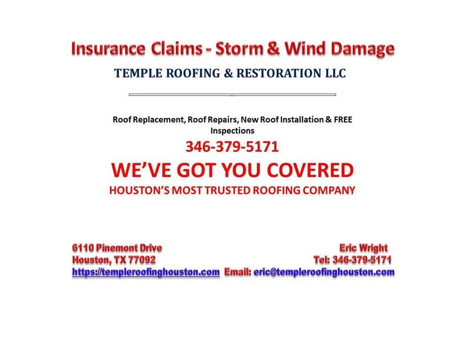 Slide of Temple Roofing and Restoration