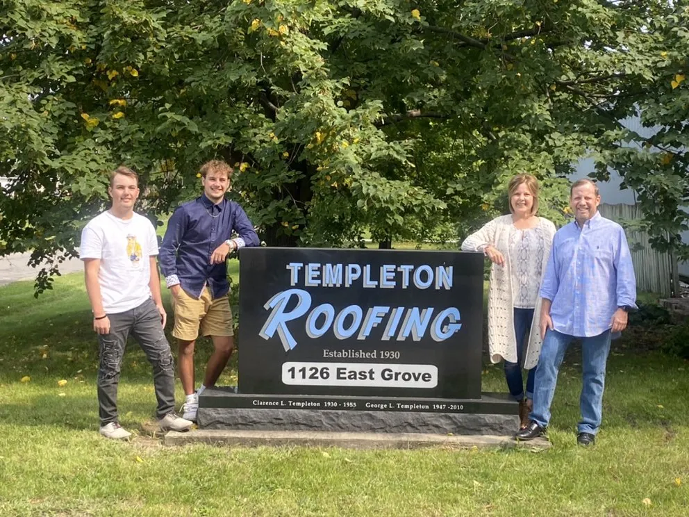 Slide of Templeton Roofing Company