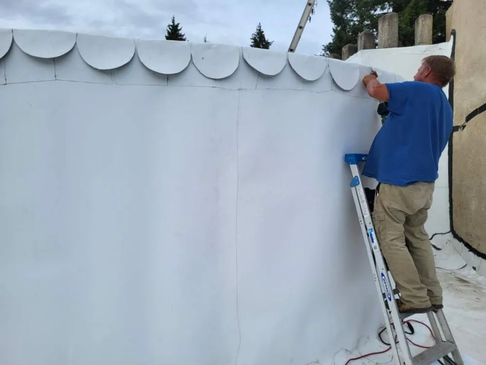 Slide of Terry Ewell the Roofer