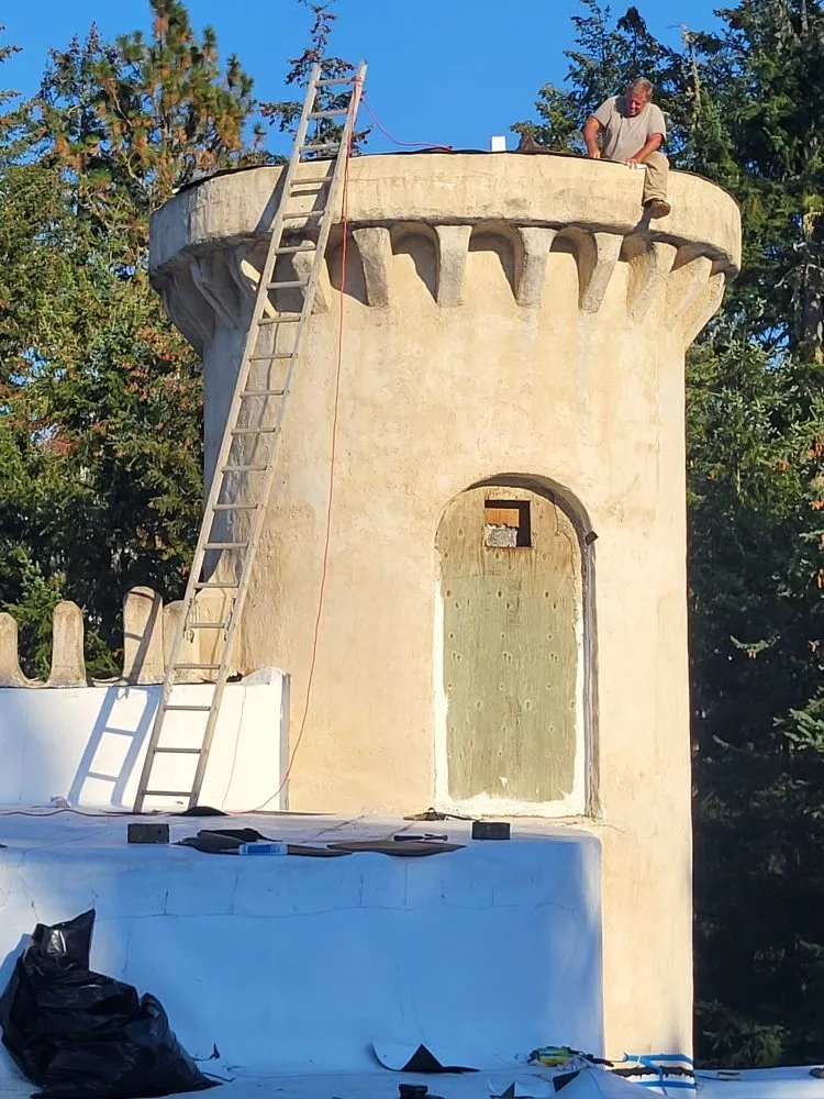 Slide of Terry Ewell the Roofer