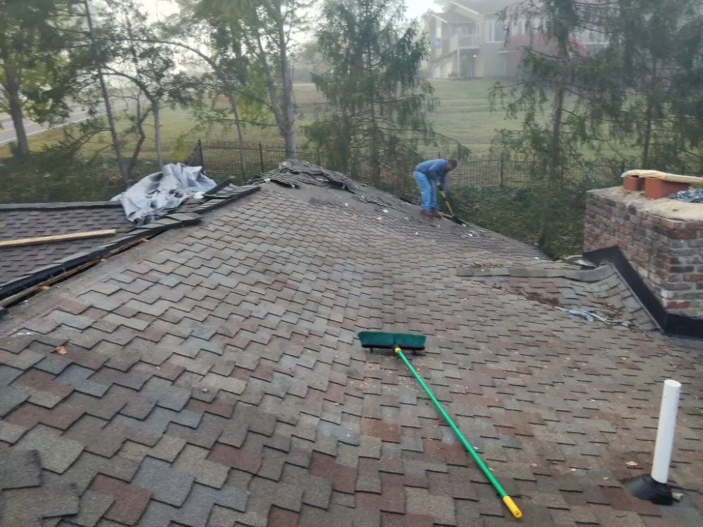 Slide of Terry Ewell the Roofer