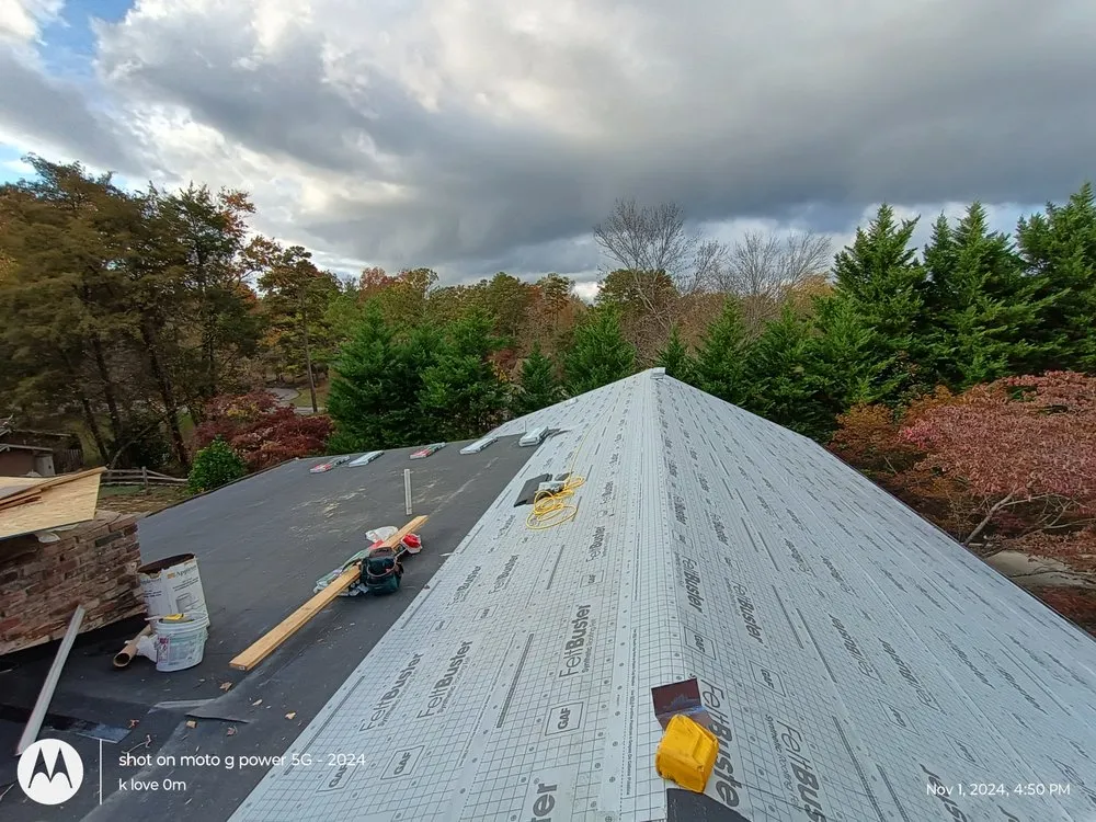 Slide of Terry Ewell the Roofer